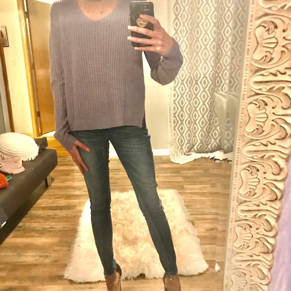 Super Trendy Cut Out Sweater